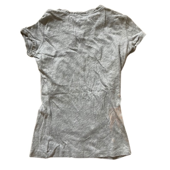 Vintage Abercrombie T-Shirt in Gray with Bronze Moose Logo (Kids) - Picture 3 of 5